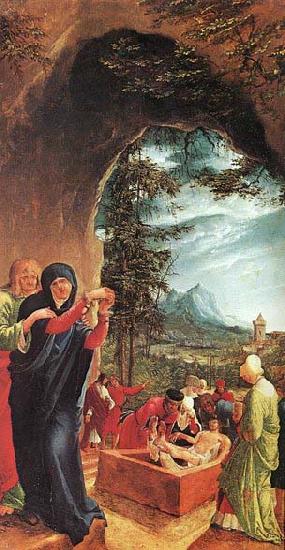 Albrecht Altdorfer The Entombment Norge oil painting art